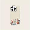 A Creative Tomato Flower Collage Print Lychee Texture Phone Case, Suitable for iPhone 17, 16, 15, Plus, Pro, Max Series Phones - Can Be Used as a Gift