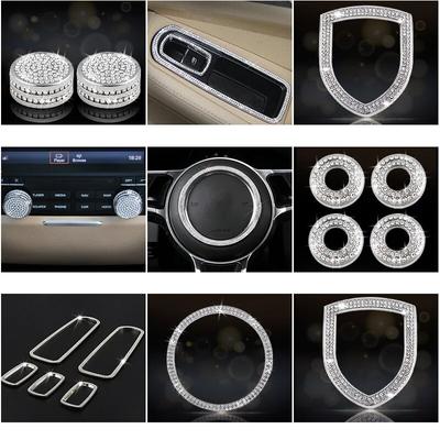 Auto Styling Silber Lenkrad Volumen Ring Fenster taste Trim für Porsche Panamera Cayenne Macan Auto Innen Zubehör