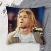KKurt Cobain Doublesided Printed Square Decorative Cushion Cover for Sofa Living Room Home Decor