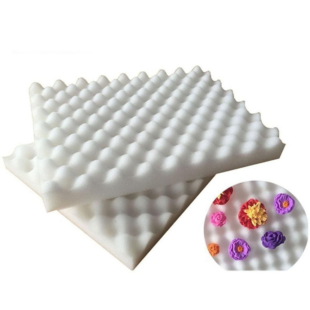 2 Teile/satz Fondant Kuchen Schokolade Zucker Blume Trocknen Schaum Dekorieren Backformen Matte Gestaltung Schwamm Pad