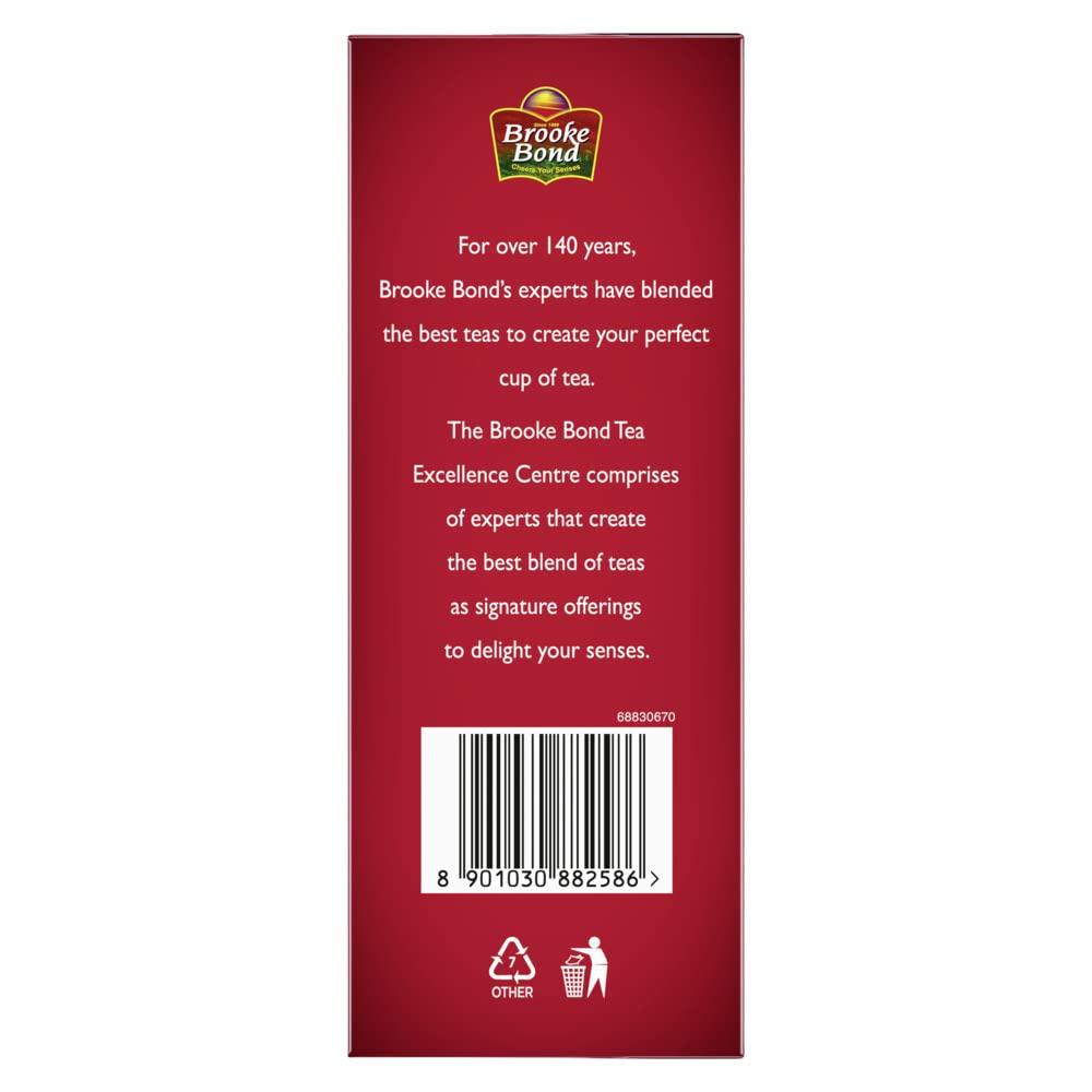 Red Label Natural Care Tea 500 Grams Pack of 1, Flavored Masala Herbal Chai for Daily Enjoyment