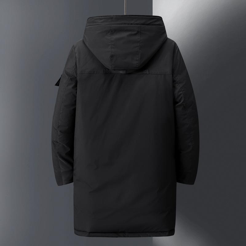 Medium and Long Large Size Korean Version Coat Winter Tooling Men's and Women's Cotton-padded Clothes