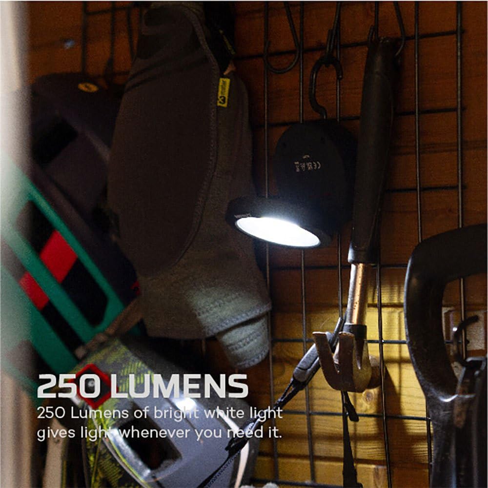 Luce Angolare NEBO a Batteria Regolabile Magnetica Luce da Campeggio con Gancio per Appendere -