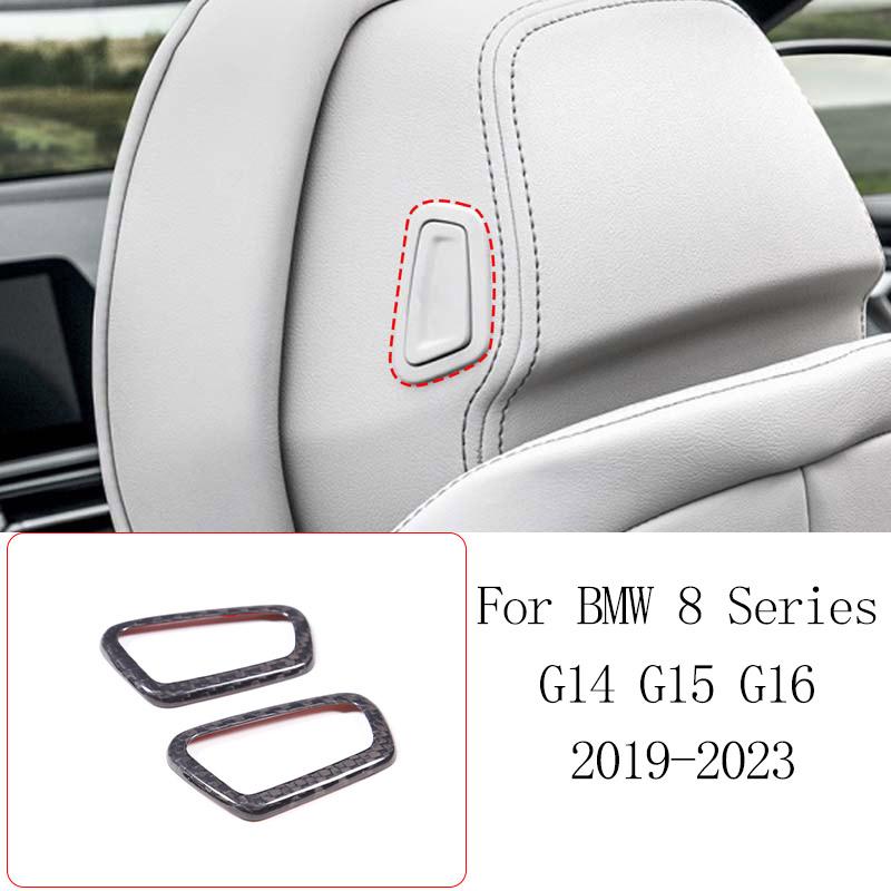 

Real carbon fiber For BMW 8 Series 2019-2026 Car Gear Panel Central Control Instrument Decorative Panel Sticker Accessories