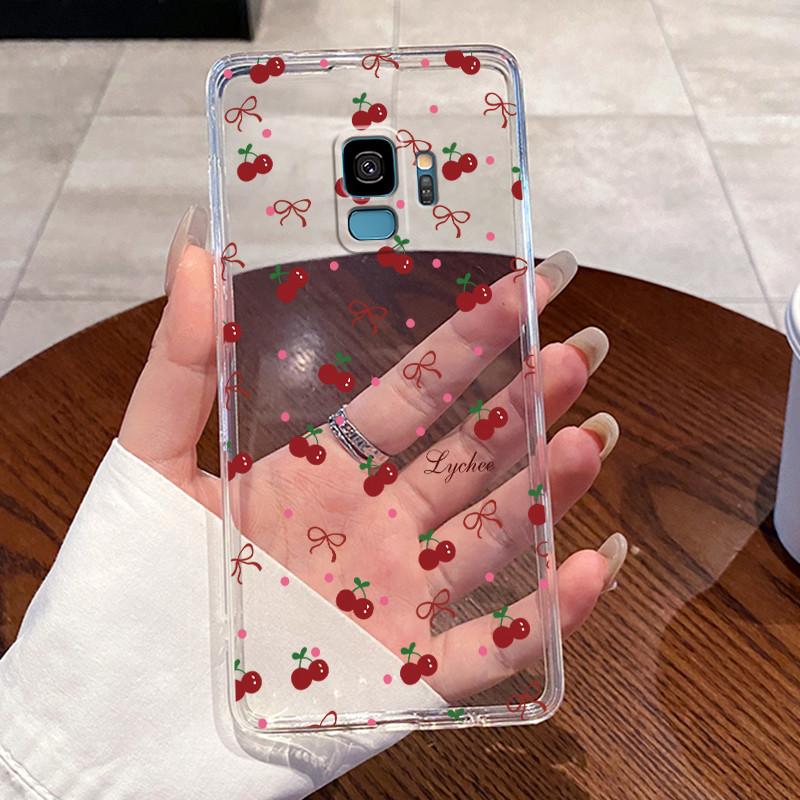 Casing For Samsung Galaxy S9 Case Samsung S9 Plus S9+ Back Cover Aesthetic Fashion Cute Cat Soft Silicone Transparent Phone Case