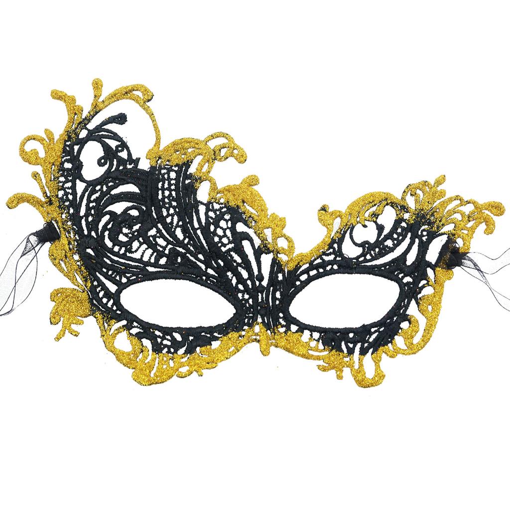 Maskenball Maske Spitze Ausgeschnitten Augenmaske Spitze Halbgesichtsmaske Kostüm für Party Halloween Maskenball
