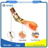 High-Strength Polyester Ratchet Cargo Straps for Packaging and Tensioning