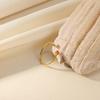 Colorful Cubic Opening Rings Gold Fashion Jewelry Trendy Zirconia Birthday Rings  Gift Giving