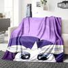 1Pc Purple Unicorn Fantasy Blanket For Couch Bed Plush Cozy Fuzzy Blanket Super Soft Warm Blankets For Fall And Winter 0918122