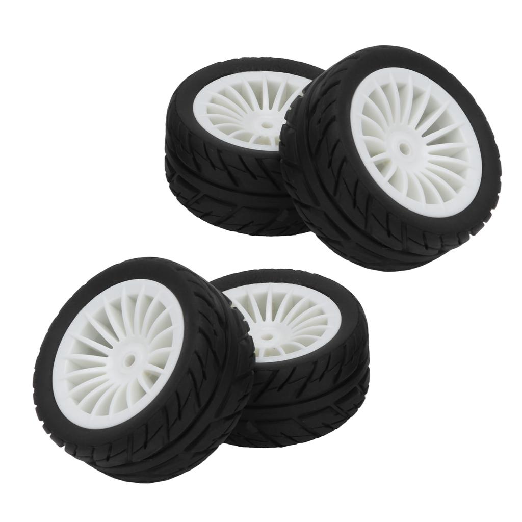 4Pcs Rubber Tire Strong Grip Powerful Buffering Racing Car Tires for UD1601 UD1602 UD1603 UD1604 UD1607 SG1603 SG1604