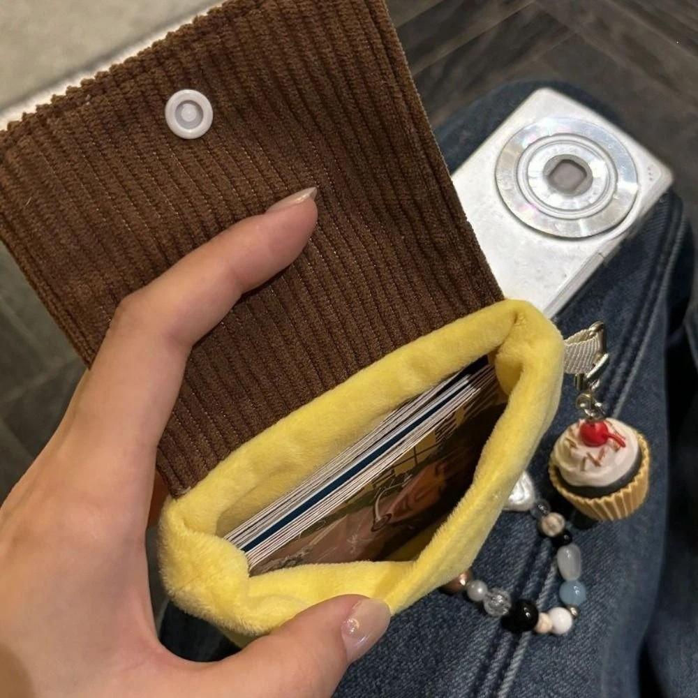 Portable CCD Cameras Bag Fluffy Texture Kawaii Sweet Style Storage Bag Women Carry-on Use