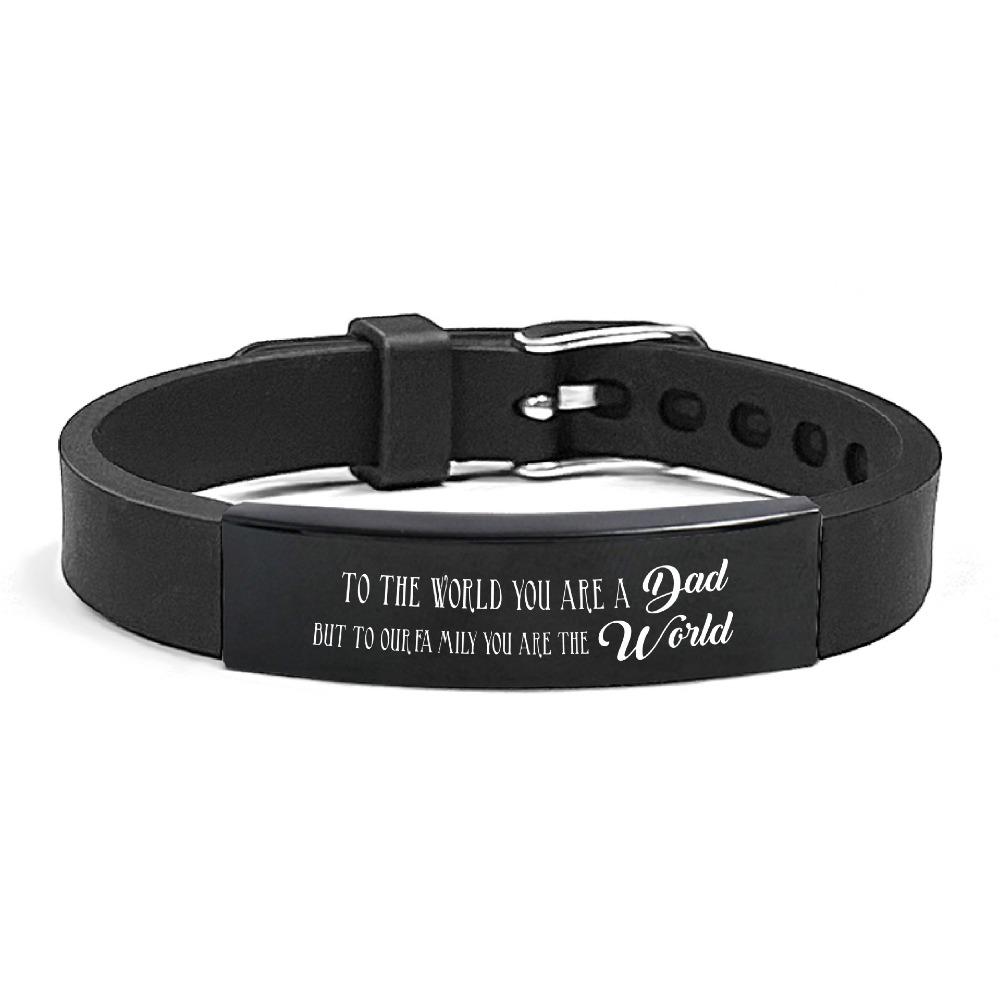 Stainless Steel Family Bracelets Father's Day Gifts Bracelet for Father Father Gifts