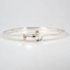 [Pre-owned] TIFFANY 925/750 Hook & Eye Bangle/j64-5