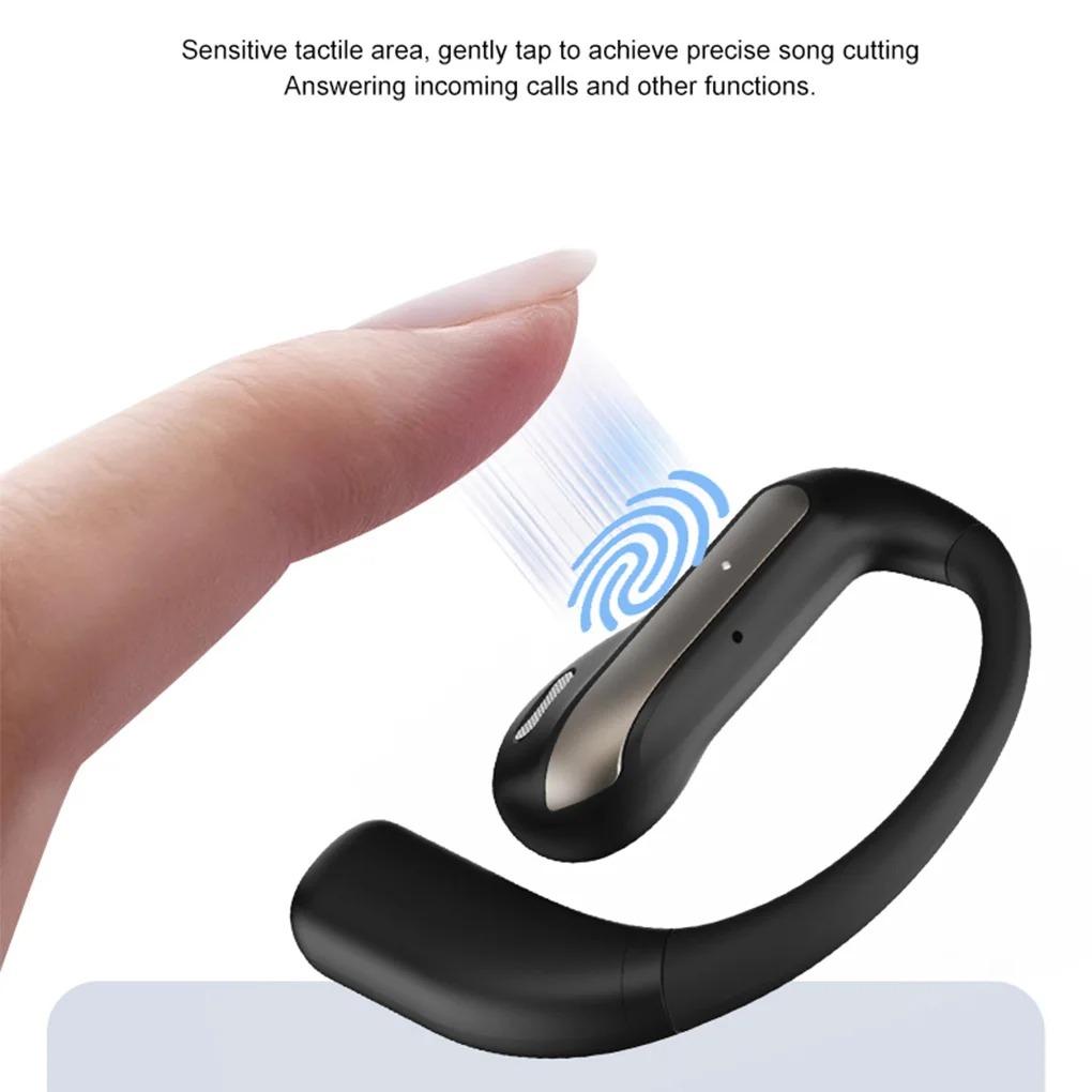 YJ55 Smart Bluetooth Headphones Open Semi-in-ear Air Conduction True Wireless Sports Long-lasting Bluetooth Headphones NEW 2025