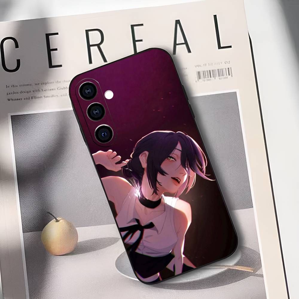R-Reze C-Chainsaw Man Phone Case Silicone Soft For Samsung Galaxy A73,A72,A71,A70,A53,A52,A51