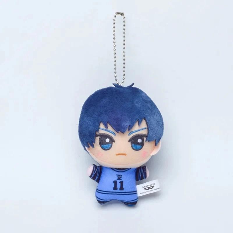 10cm New Blue Lock Plush Pendant KeyChain Yoichi Isagi Nagi Seishiro Mikage Reo Rin Itoshi Itoshi Sae Action Doll Toy Gift
