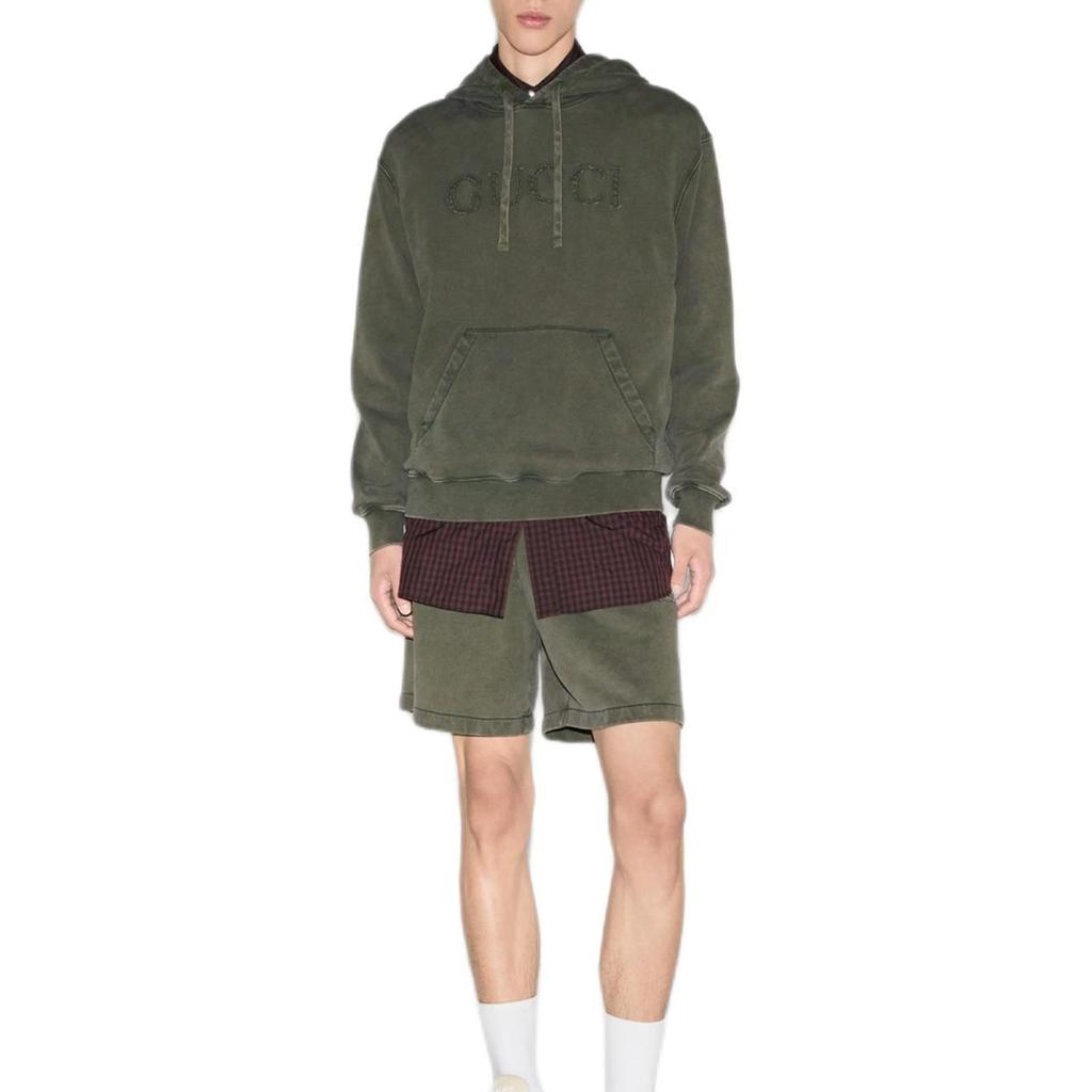 Gucci Pantaloni Scurți de Baschet din Bumbac Brodați 788771-XJG6A-3254