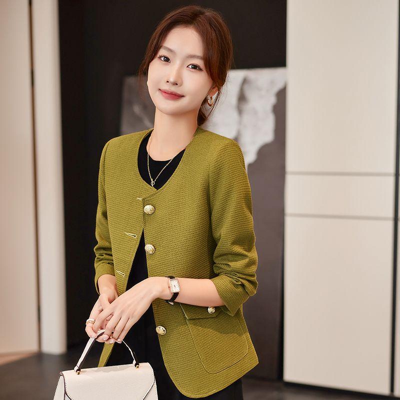 High Quality Suit Jacket Female Autumn and Winter New Fashion Foreign Temperament Goddess Fan Korean Version Suit