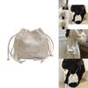 Chic Street Style Pu Bucket Bag For Women 2024 Fashionable Casual Commuter Handbag