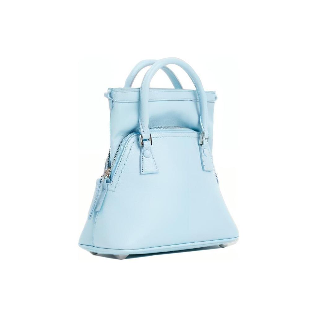 Maison Margiela 5Ac Detachable Adjustable Chain Shoulder Strap Calfskin Tote Bag Women tote bag Blue SB1WG0036P5348T6197