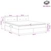LED Storage Bed with Mattress Dark Grey 180 x 200 cm Velvet