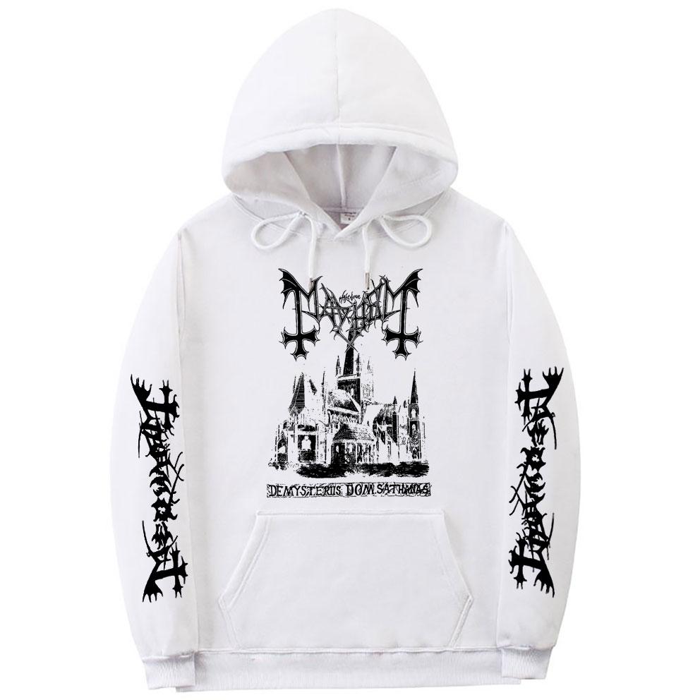 Nowy Mayhem Deathcrush Euronymous Dead Varg Bluza z Kapturem Graficzna Męska Damska Moda Casualowe Luźne Bluzy Męska Bluza Rockowa