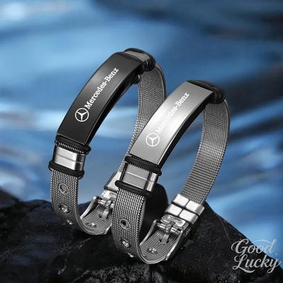 Personalized Bracelet Fashion Wristband Decoration For Mercedes Benz AMG W203 W213 W223 W206 W220 W205 W211 W212 GLE GLC GLK GLS