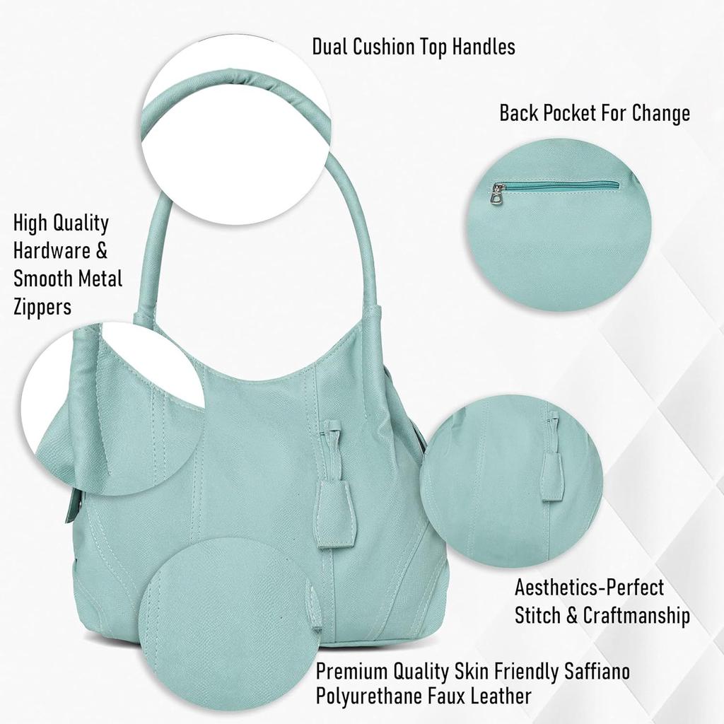 Women's Style Diva Faux Leather Handbag (Large)