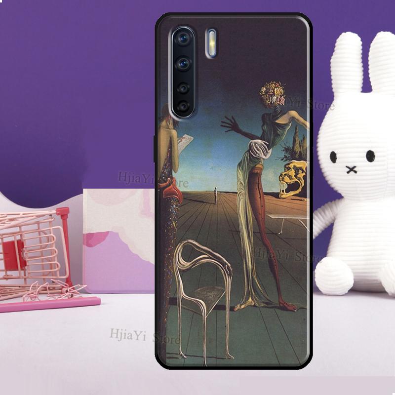 Salvador Dali Kunst Handyhülle Für OPPO A5 A9 A31 A53 S 2020 A94 A74 A54 A72 A52 A83 A91 A93 A15 Reno 5 Lite