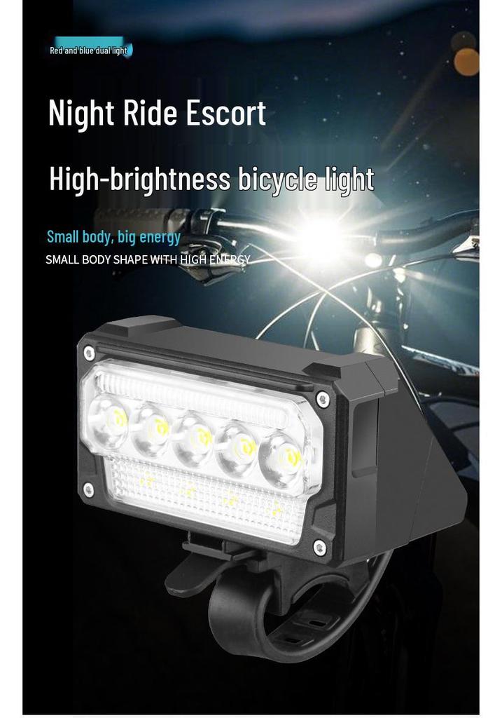 Smart Induction Bicycle Headlight - High Brightness, Waterproof, Strong Light for Night Riding