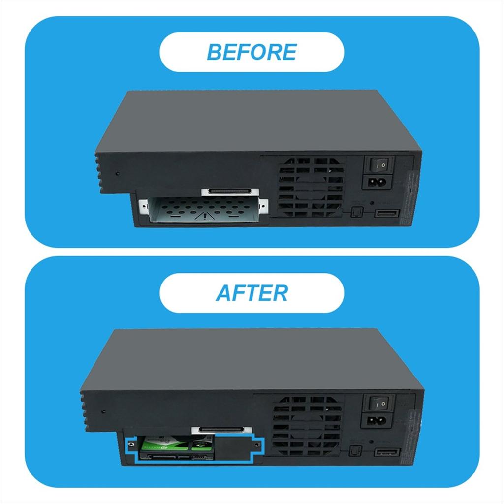 Staffa per Hard Disk HDD SSD da 2,5 pollici con Viti per Console da Gioco PS2 Fat SCPH-30000 e SCPH-50000 (2 pezzi)