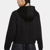 Nike Sportovní mikina s kapucí s potiskem loga Swoosh Dámská mikina Černá CU5677-011