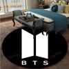 Kpop Bangtan Boys Round Carpets for Living Room Rugs Soft Flannel Floor Area Rug Bedroom Carpet Mat for Children Kitchen Rug
