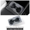 For Tesla Model Y Juniper Center Console Storage Box Cup Holder Limiter Model 3 Highland Central Armrest Storage Case Waterproof