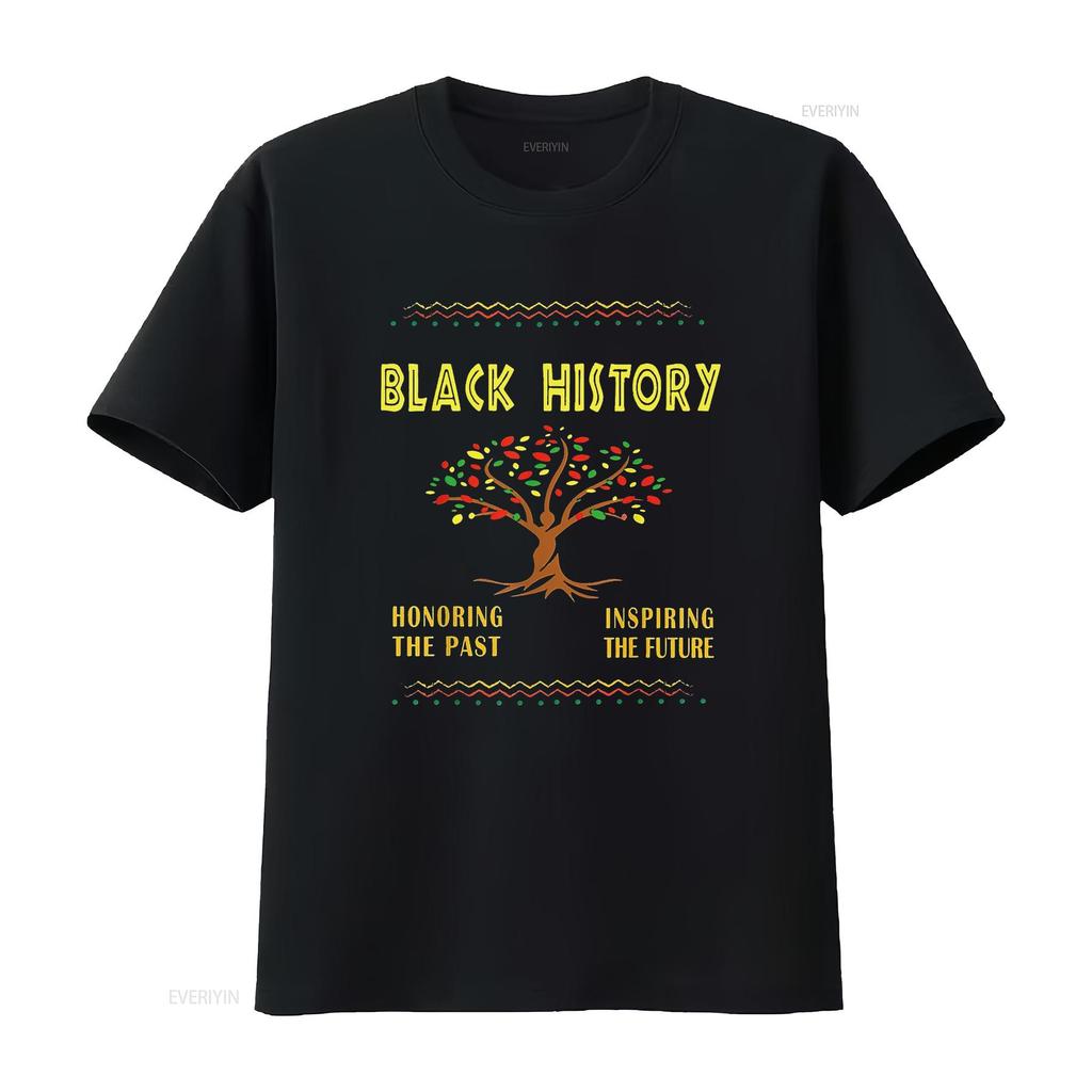 Honoring Past Inspiring Future Black History Month T Shirt vintage Washed Slightly Comfortable Unisex Stylish Breathable
