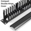 1U Cable Management Horizontal Mount 12/24 Slot 19inch Server Rack Wire Organizer Metal Wiring Duct Internet Cafe Wiring