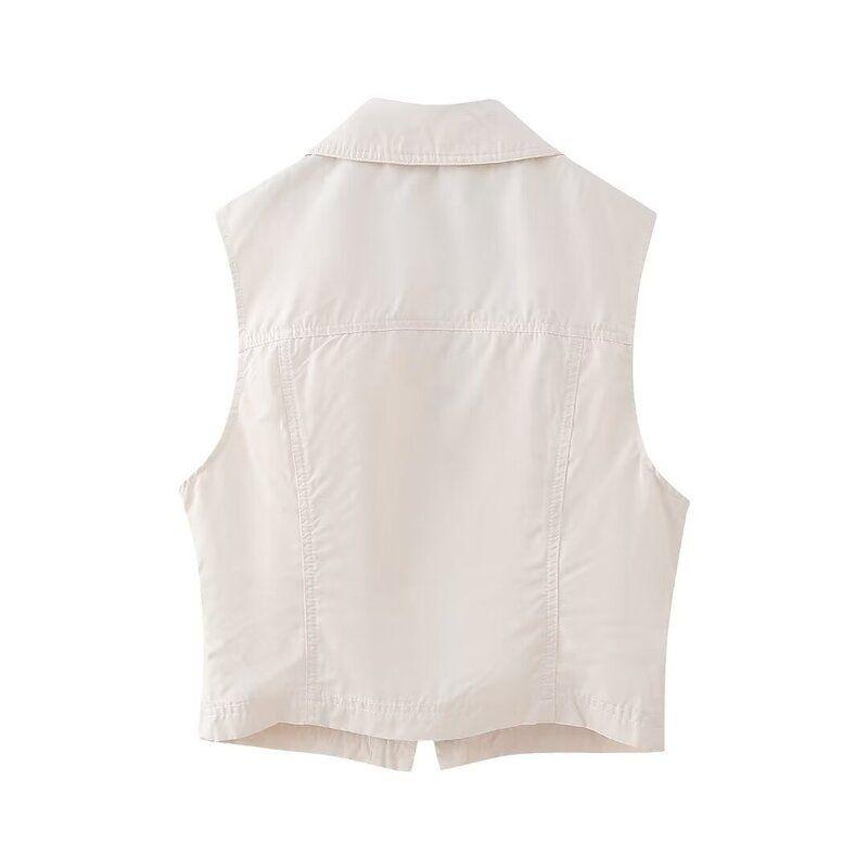 European and American Style Spring New Women's Clothing Push Up Lapel Jacket Vest High Waist Asymmetric Skirt 5320713 712