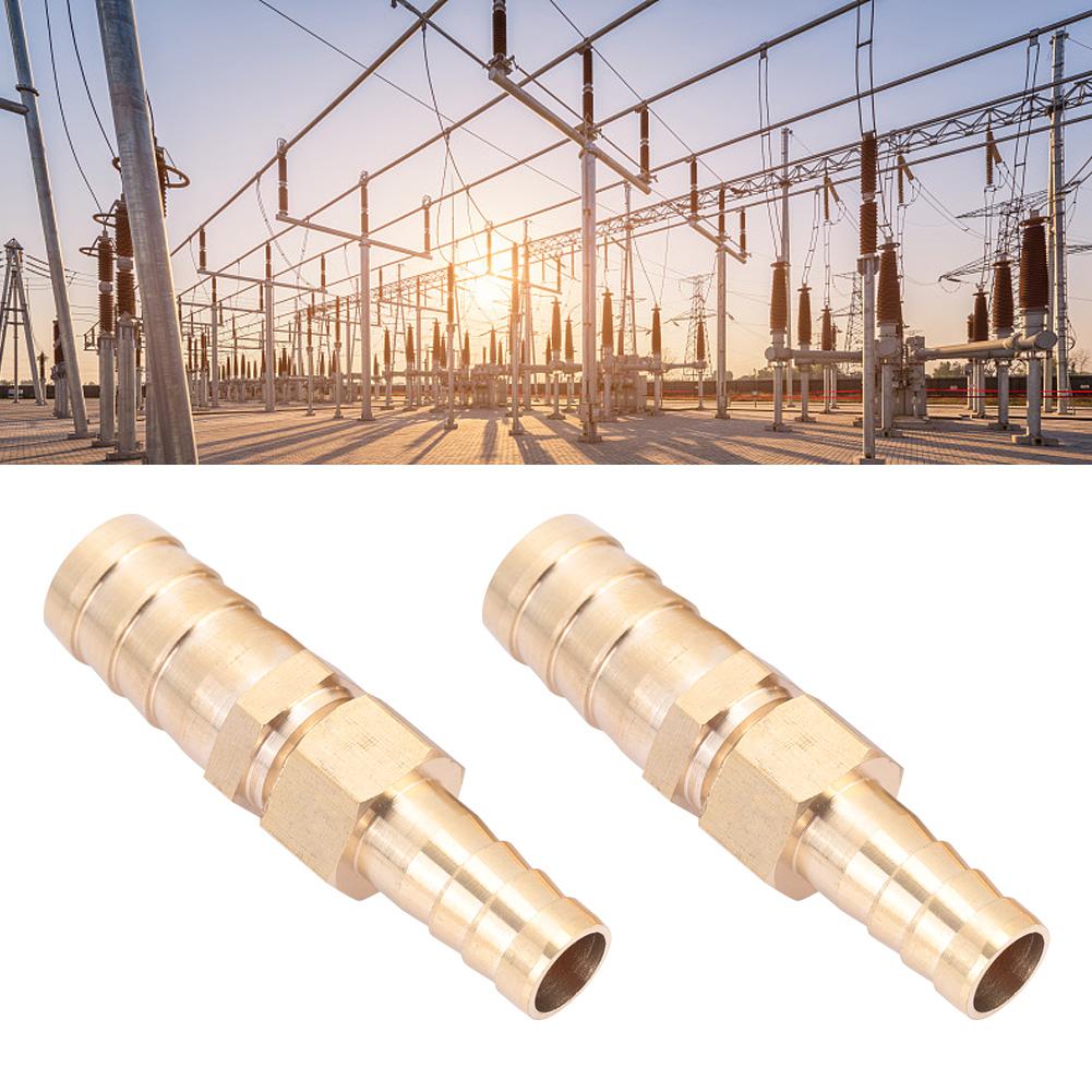 Brass Fitting Hose Barb Tail Reducer Reducing Plug Connector(10mm 12mm 2pcs )