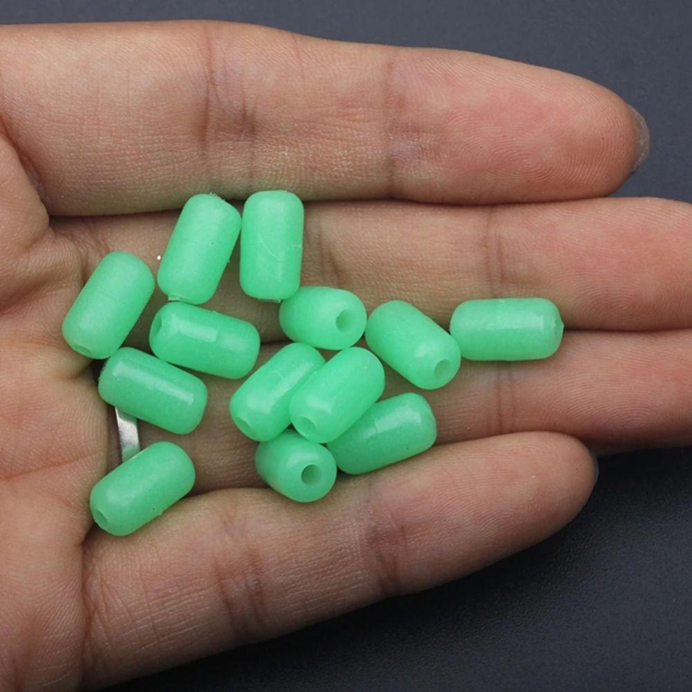 

Пластикові Тверді Гумові Плаваючі Світні Світло 2025 Риболовля М які Поплавки Намистини Морська риболовля 3.7*5.2mm