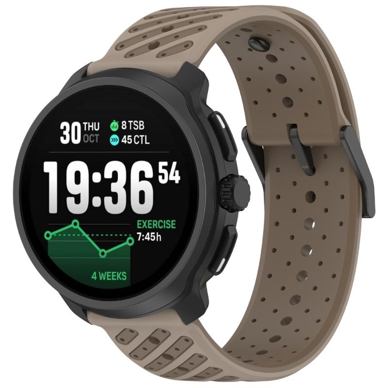Strong Silicone Sport Straps 22mm Adjustable Replacement Band with Ventilation Holes Waterproof Sports Straps for Race2