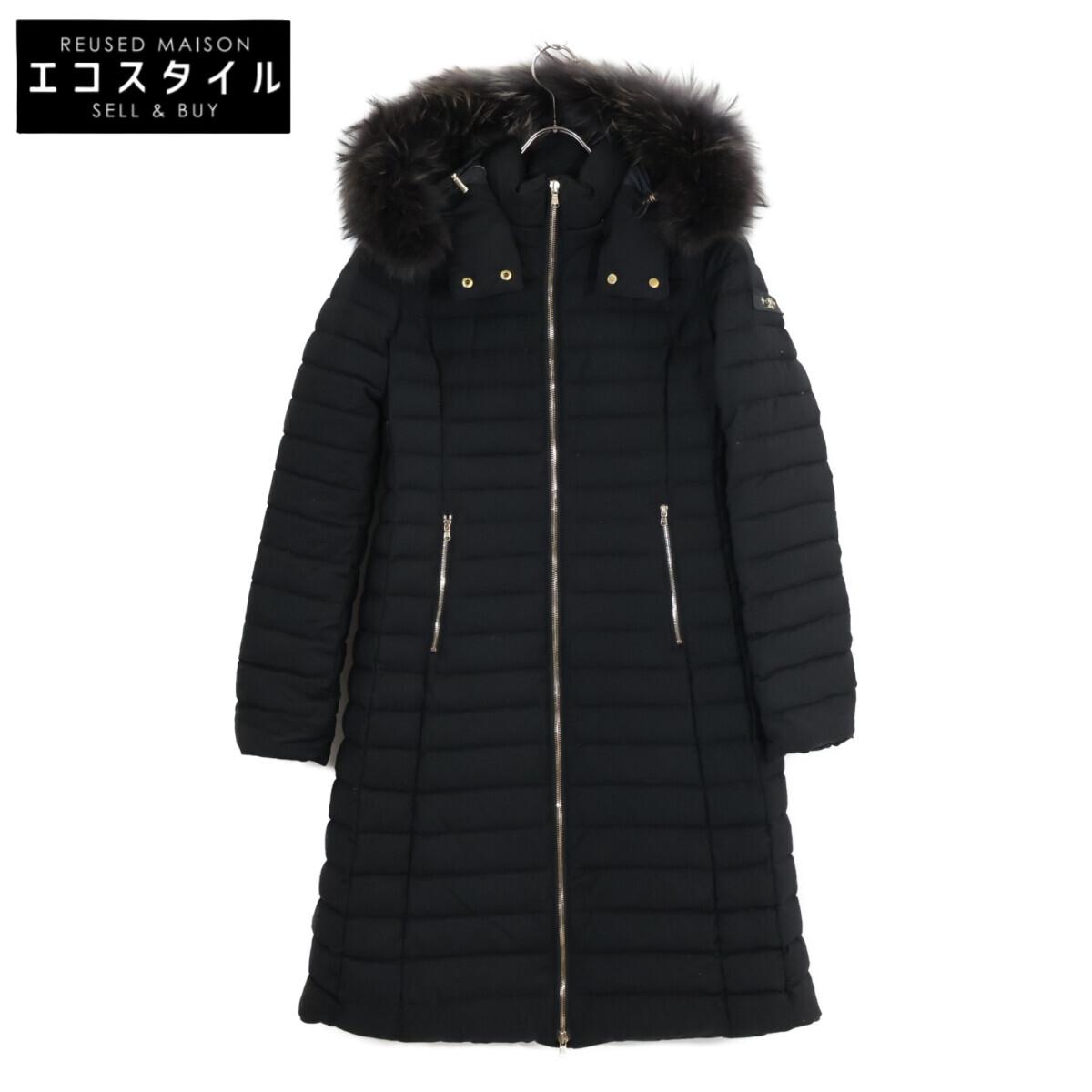 

TATRAS [Domestic Regular/2010 Model] LTRL23A4581 CIMA Wool and Silk Fur Hooded Down Jacket coat 02 blackUsed