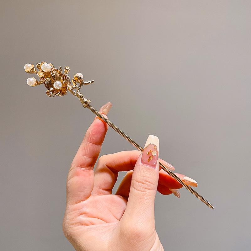Korean Retro High-End Metal Hairpin - New Ancient Style