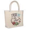 Beach Bag - PLANETEE - Insulated Beach Bag « J'peux Pas Knit » - Cotton - Printed In France - Large Capacity