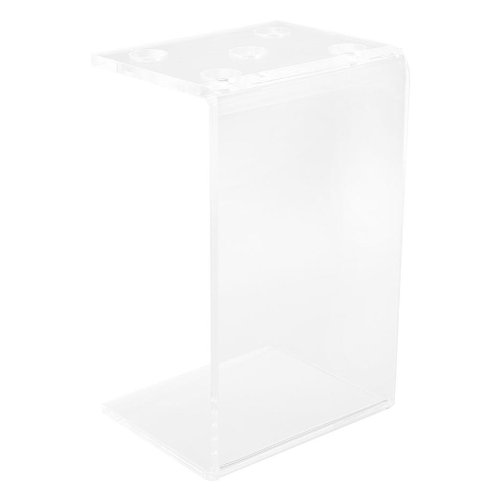 Scissors Holder Rack Acrylic 5 Hole Clear Multifunctional Salon Shear Holder Desktop Organizer