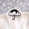 Brooch Cat Charming Black And White Cartoon Design Stylish Alloy Pin For Gifts