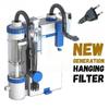 Filtro HOB Colgante para Acuario Caudal de Agua Ajustable Filtro de Acuario Eficaz Sistema de Filtración para Tanque de Peces