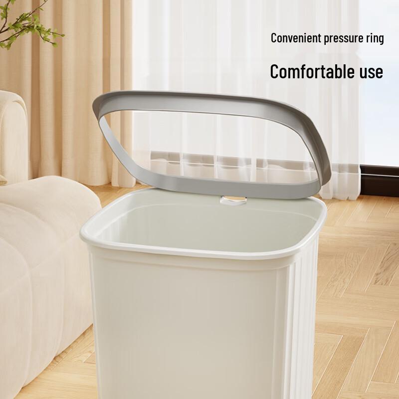 Mayflower No-Lid Pressure Ring Trash Can