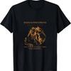 Unisexs Hades Persephone Mythology TShirt Black with Golden Celestial Print Short Sleeve Graphic Unisexs Tshirts for Summer