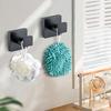 2/4Pcs Towel Hooks Rustproof Strong Load-bearing Simple Installation Heavy-Duty Wall Mounted Shower Hooks Robe Towel Hangers
