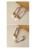 French Women's Square Toe Low-Cut Flat Moccasins - Versatile Soft Sole for Autumn 2025